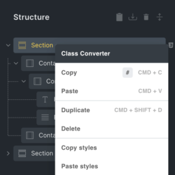 Class Converter - Advanced Themer