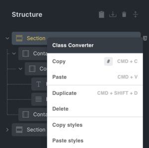 Class Converter - Advanced Themer