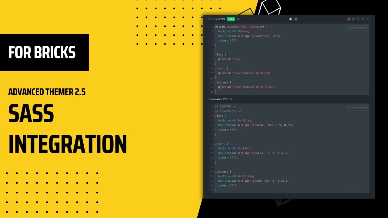 Contextual Class Menu - Advanced Themer